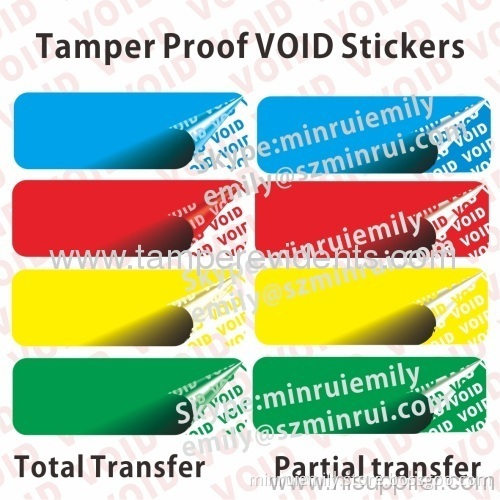 Custom Void Security Stickers Printing,self Adhesive Tamper Proof Void Seal Stickers,tamper Evident Seal Stickers 